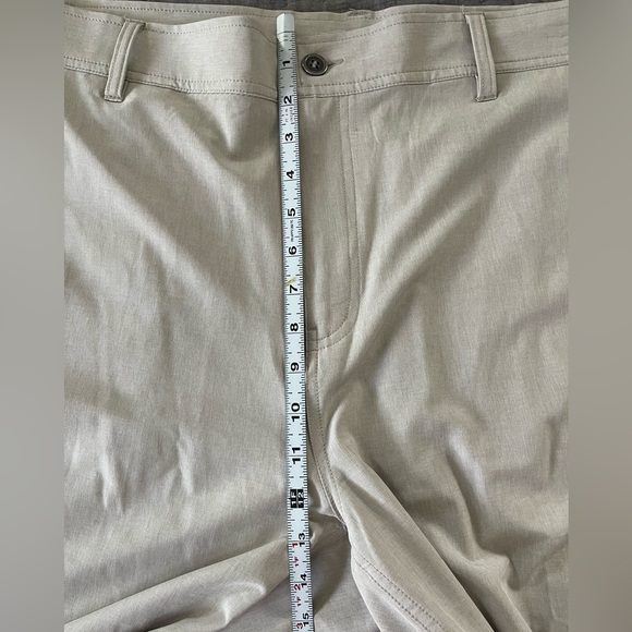 Coolkeep Classic Men's Khaki Tan Flat Front Performance Wear Shorts Size 42 - Picture 8 of 8